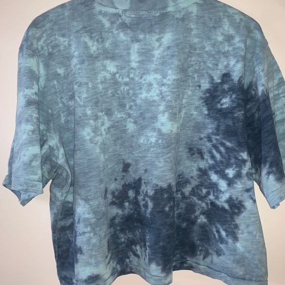 Oversized Tie dye cropped t shirt - Picture 2 of 3